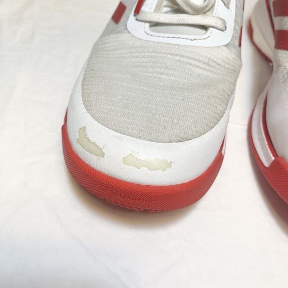 Nike/ Crazy Flight / Indoor Sport Shoe/ White-Red/ Women SZ 9 - Picture 12 of 12